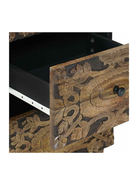 Sideboard aus Holz & Metall mit Schubladen Braune 40x33.5x75cm