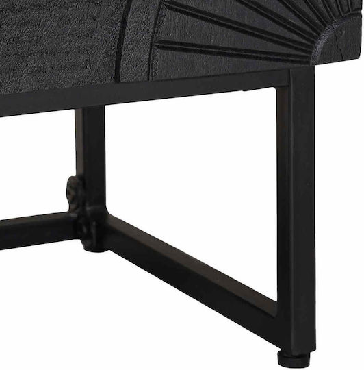 Bufet Din Lemn Negru 55x30x70cm