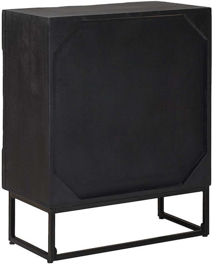 Bufet Din Lemn Negru 55x30x70cm