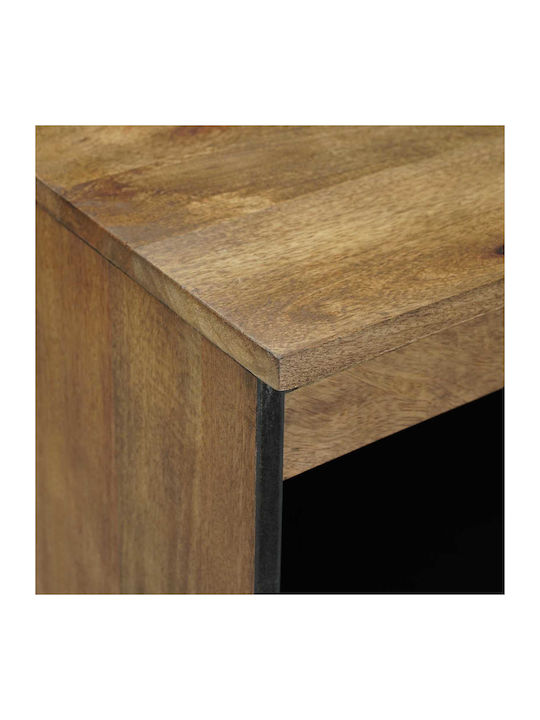 Sideboard aus Holz & Metall Braune 60x33.5x75cm