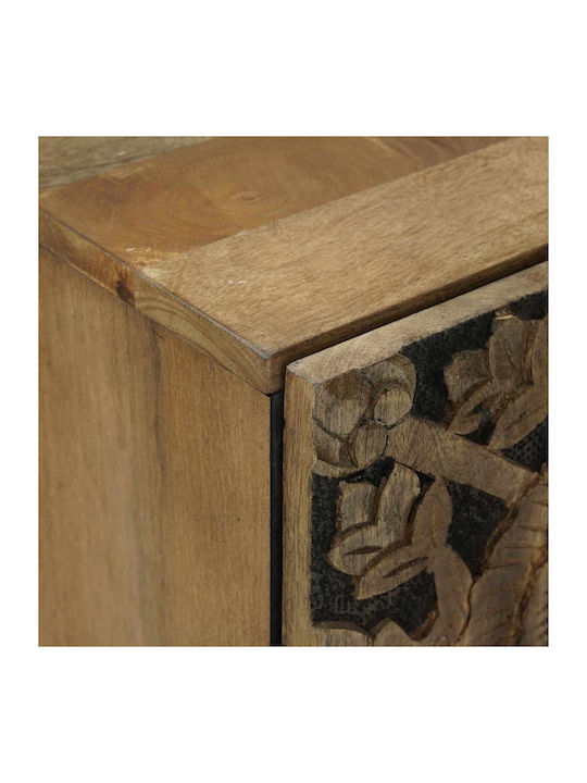 Μπουφές από Ξύλο & Μέταλλο Καφέ 40x33.5x75cm