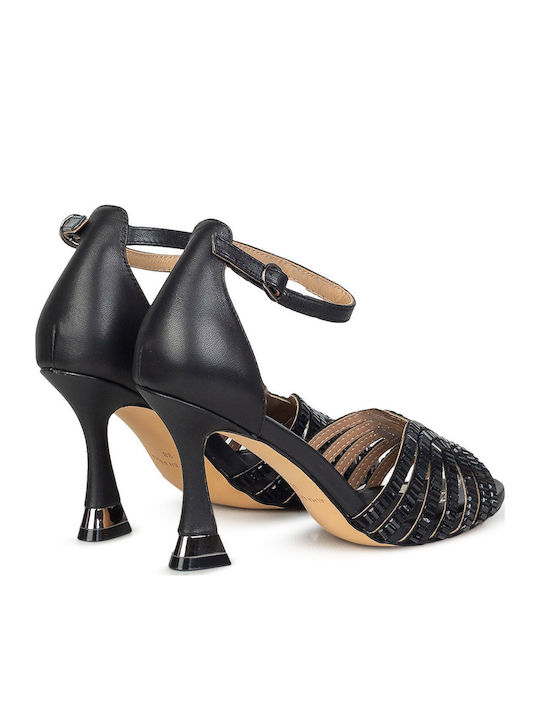 Damen Sandalen Schwarze
