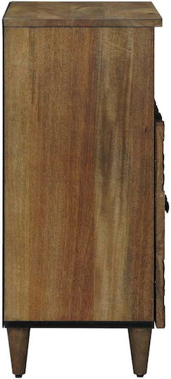 Sideboard aus Holz & Metall Braune 60x33.5x75cm