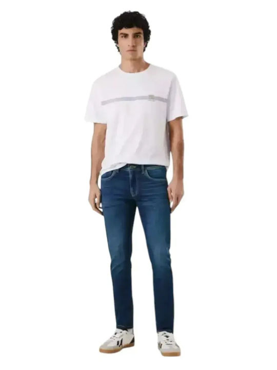 London Men's Jeans Pants with Slim Fit Blue