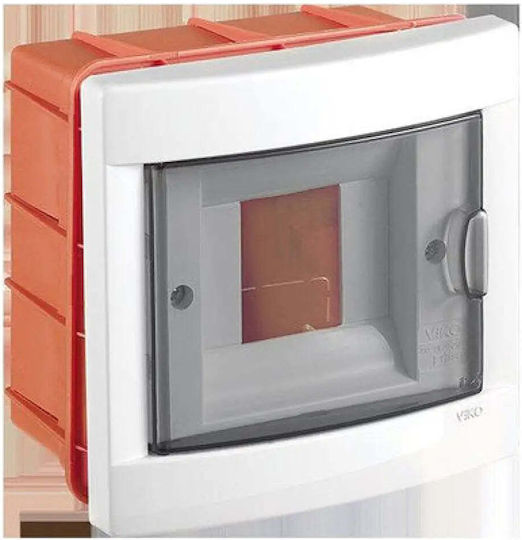 Panou Electric Încastrat 4 Module Viko By Panasonic Ușă Transparentă