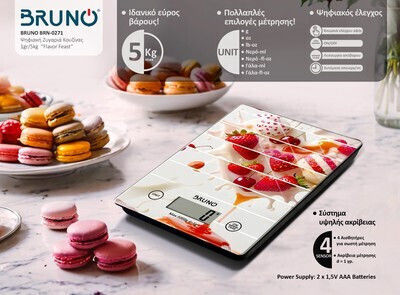 Bruno Digitale Küchenwaage bis 5kg