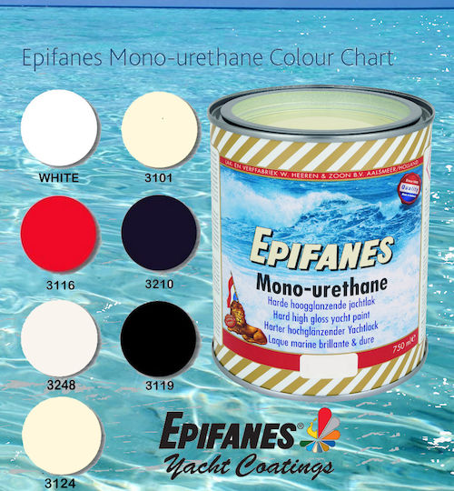 Epifanes Яхтен Цвят 0.75л Бял