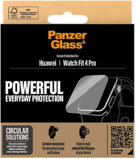 PanzerGlass Screen Protector for Huawei Watch Fit4 Pro 1pcs