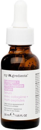 my iN.gredients Collagen + Multi-Peptide Serum Hidratant și Anti-îmbătrânire Pentru Față cu Retinol și Peptide pentru Tonifiere și Hrană 30ml