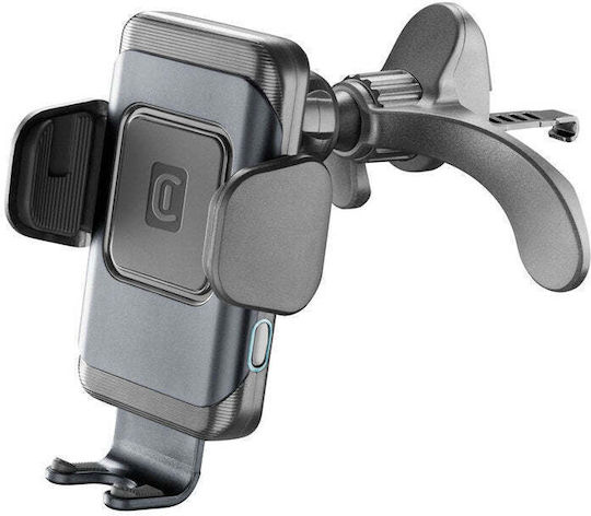 Cellular Line Car Mobile Mount with Adjustable Hooks and Wireless Charging Black
