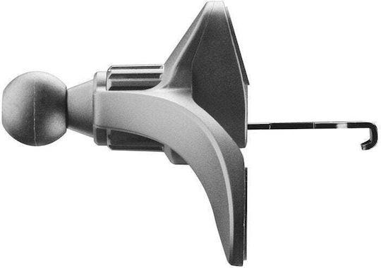 Cellular Line Car Mobile Mount with Adjustable Hooks and Wireless Charging Black