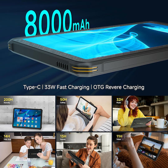 ONERugged T1 4G 8.68" Tablet (8GB/128GB) Black