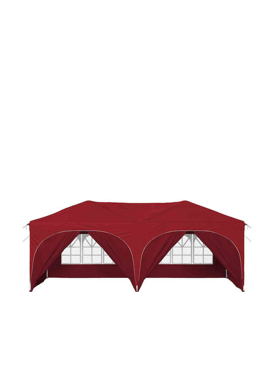 vidaXL Garten Gazebo Burgundisch 5.75x2.88m
