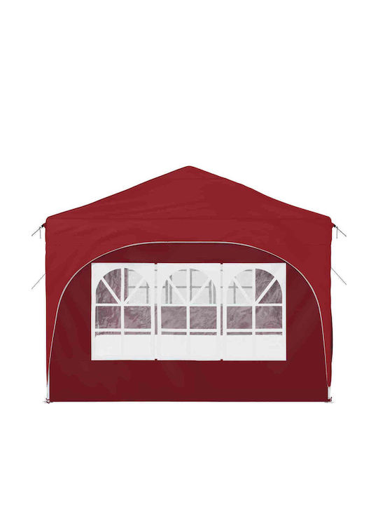 vidaXL Garten Gazebo Burgundisch 5.75x2.88m