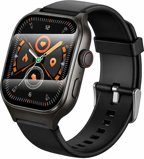 Hoco Y33 Smartwatch with Heart Rate Monitor (Black)