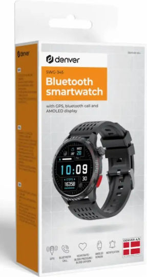 Smartwatch Denver Electronics Swg-345b Μαύρο 1 3'' 44 Mm