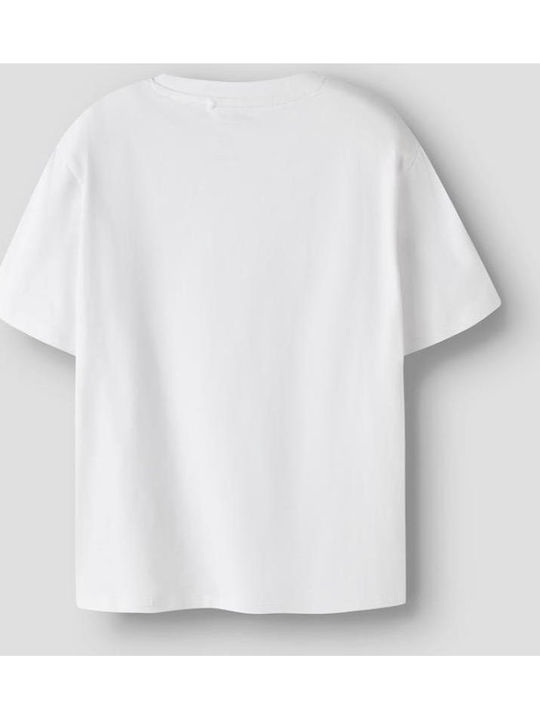 Name It Bluza Alb Strălucitor