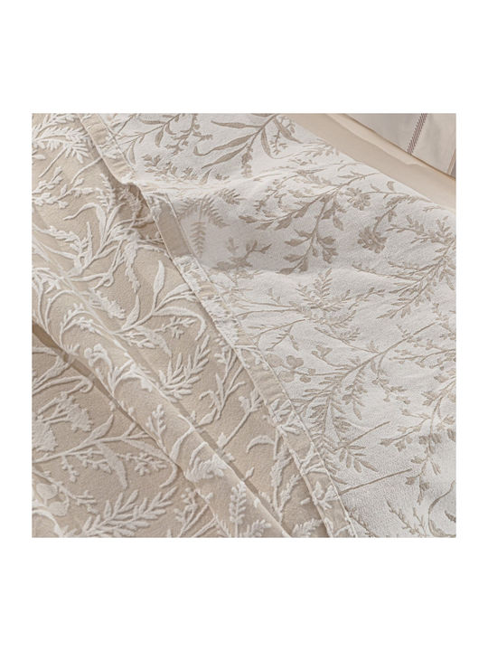 Guy Laroche Bouquet Cuvertură Piqué King Size 260x250 cm Natural
