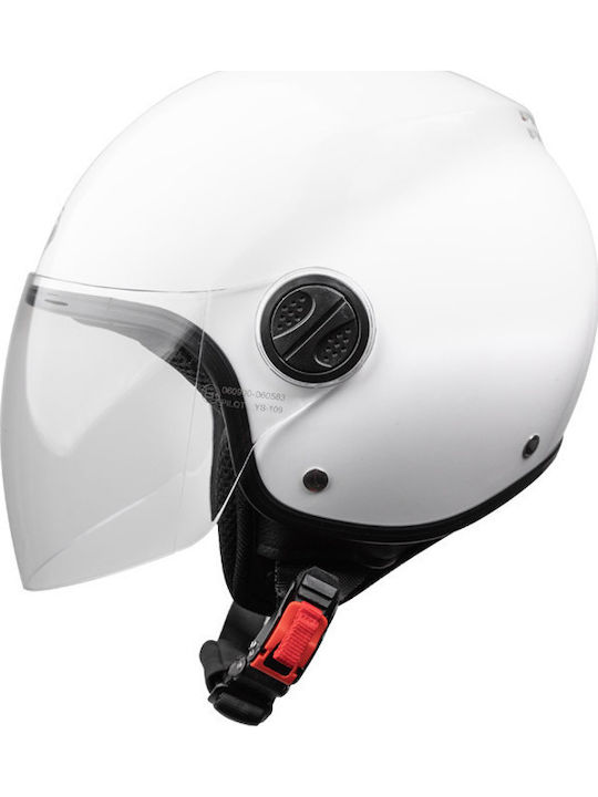 Pilot Fazer White Motorcycle Helmet Jet ECE 22.05 900gr