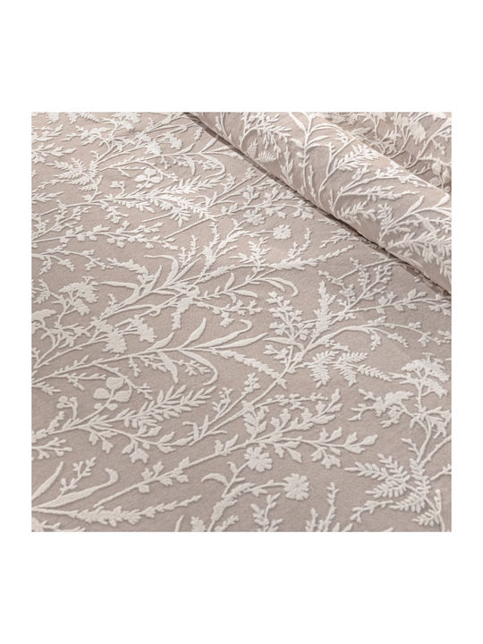 Guy Laroche Bouquet Κουβέρτα Πικέ King Size 260x250εκ. Mocca