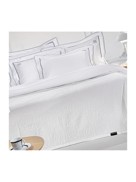 Guy Laroche Diana Piqué Decke King Size 260x250cm Weiß