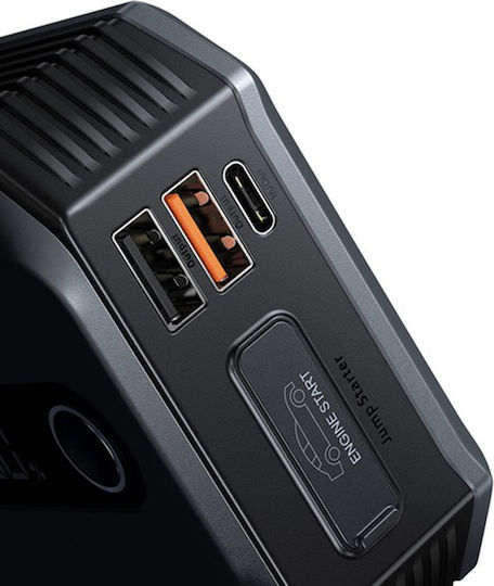 Baseus Super Energy Max Преносим Стартер за Батерия за Кола и Мотоциклет 20000mAh с Захранваща Банка USB Стъкла 12V