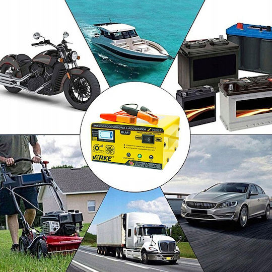Verke Încărcător Baterii Auto și Motocicletă 6/12V