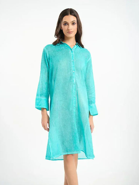 Ble Resort Collection Καφτάνι Παραλίας Τιρκουάζ