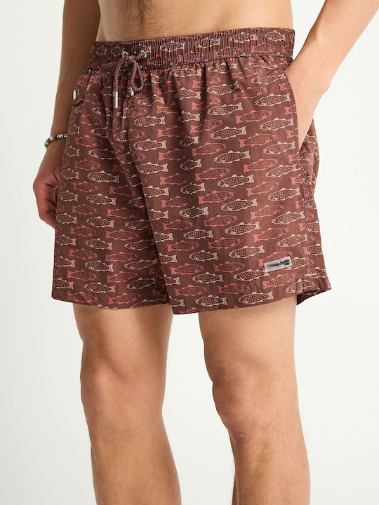 Men's Swimwear Shorts Brown