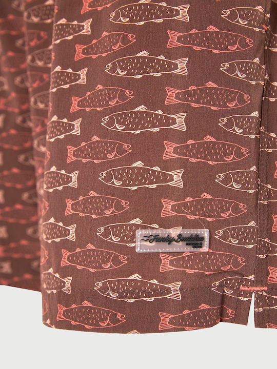 Men's Swimwear Shorts Brown