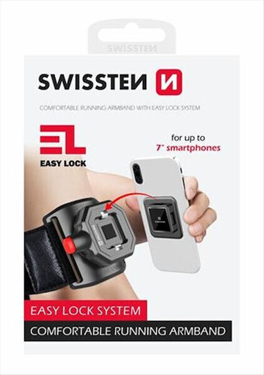 Swissten Arm Band up to 4" Black 61001000