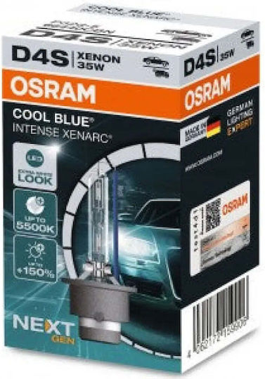 Osram Lamps Car D4S Xenon 6200K Cold White 12V 35W 1pcs