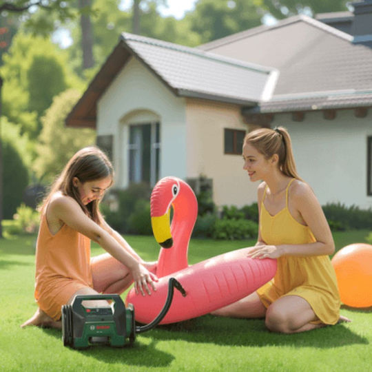 Bosch Τρόμπα Αυτοκινήτου PAO 150PSI Επαναφορτιζόμενη χωρίς Μπαταρία 18V