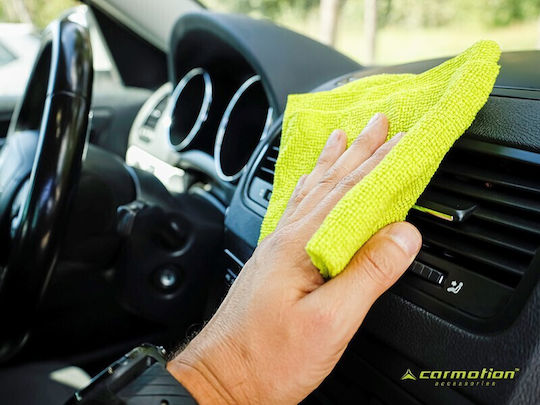 CarMotion Tücher Mikrofaser Reinigung für Körper Auto 180gsm Grün 30x30cm 30Stück