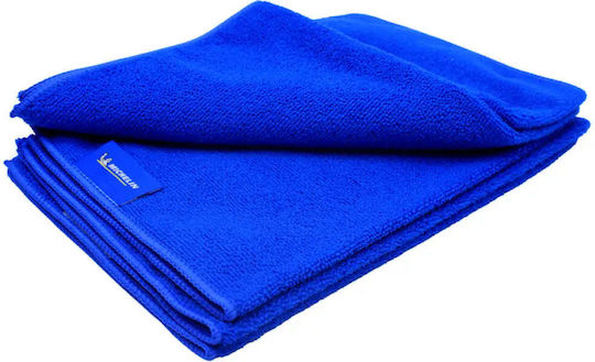 Michelin Lavete Din Microfibră De Curățenie Pentru Materiale Plastice Pentru Interior - Tabloul De Bord Albastru 40x40cm 5 Bucăți