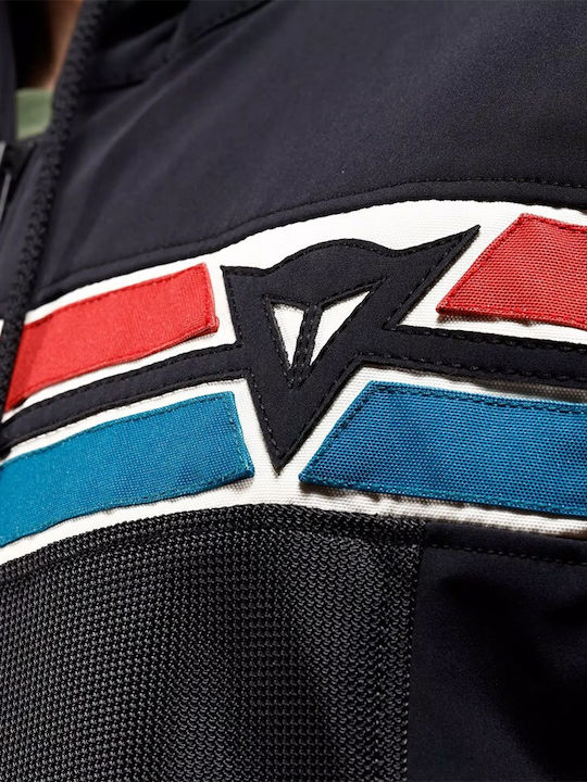 Dainese Vintedge Air Tex Καλοκαιρινό Ανδρικό Μπουφάν Μηχανής Black/Blue/Red