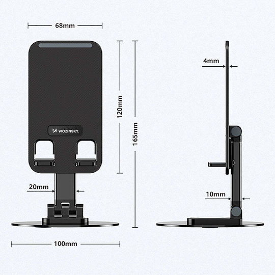 Wozinsky Desk Stand for Mobile in Black Color WPT-K393