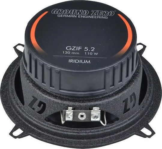 Ground Zero Gzif 5.2 Coaxial 2-way Car Speakers – 130mm 60w Rms