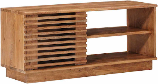 TV Stand Metal & Natural Wood L90xW30xH40cm