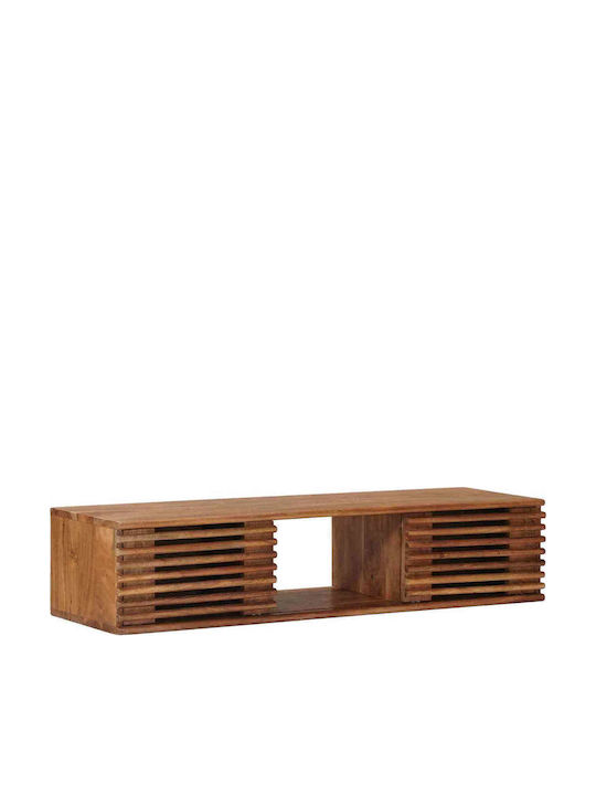 TV Stand Metal & Natural Wood L105xW30xH22.5cm