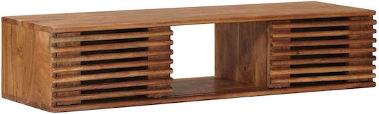 TV Stand Metal & Natural Wood L105xW30xH22.5cm