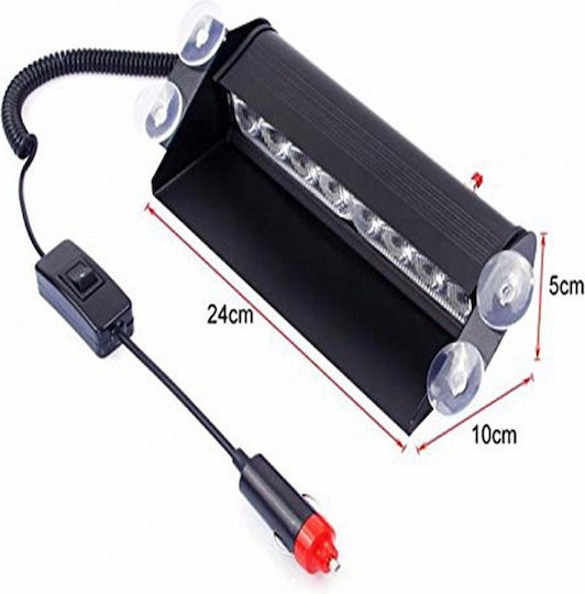 Factory Φάρος Αυτοκινήτου LED 12V 24cm με Λευκό Φωτισμό