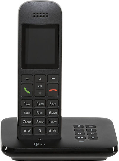 Telekom Sinus A12 Безжичен Телефон Черен