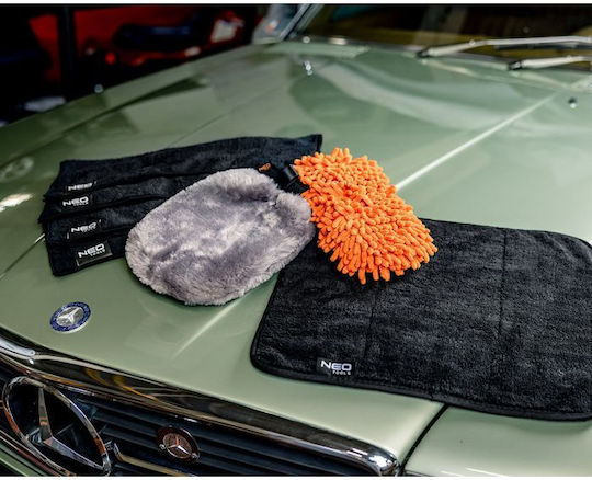 Neo Tools Neo Tools Car Microfiber Cloths for Body Drying and Cleaning 840gsm Black 45x38cm