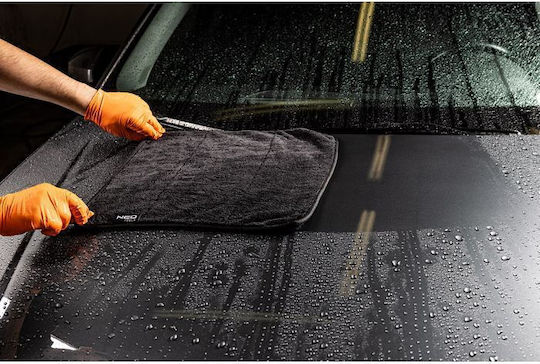 Neo Tools Neo Tools Car Microfiber Cloths for Body Drying and Cleaning 840gsm Black 45x38cm