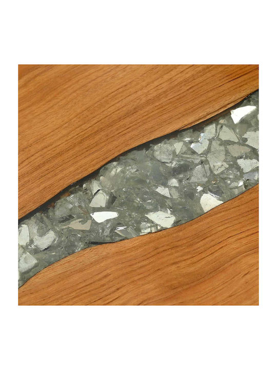 Masă Laterală Rectangulară Din Lemn Maro 3 Buc M39xL39xÎ71cm