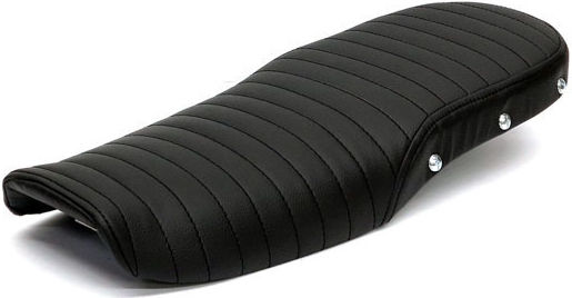 C-racer Seat Luggage Rack Motorcycle Honda Cx500 Black-Silver C-racer Cx500 Flat Seat Black