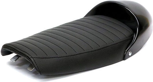 C-racer Седло Капак За Пътник Мотоциклет Yamaha Sr400/500 Pre Fi Модели Черно C-racer Sr400/500 Flat & Cowl Seat Black