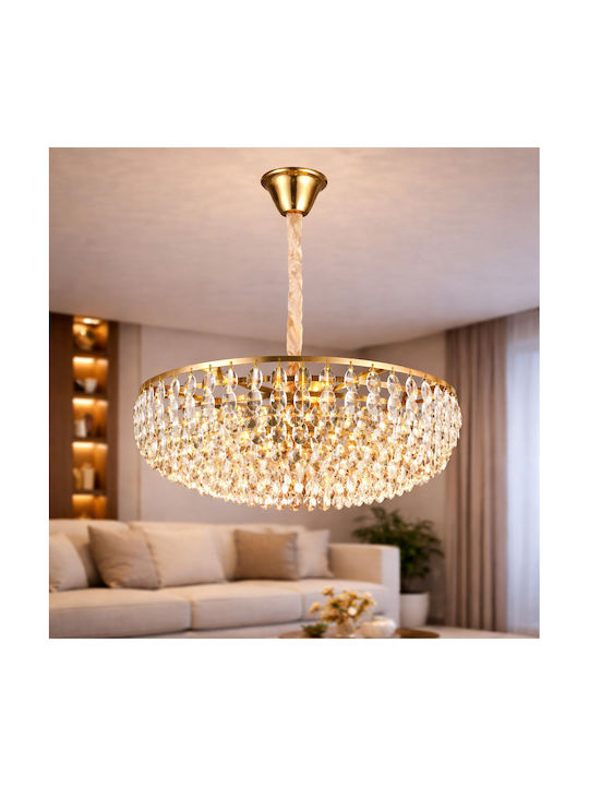 Alista Home Chandelier 12xE14 with Crystals Gold AT1CT-IM1P-HT2L-CC1677/600GD