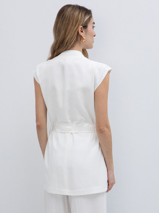 White Women's Vest